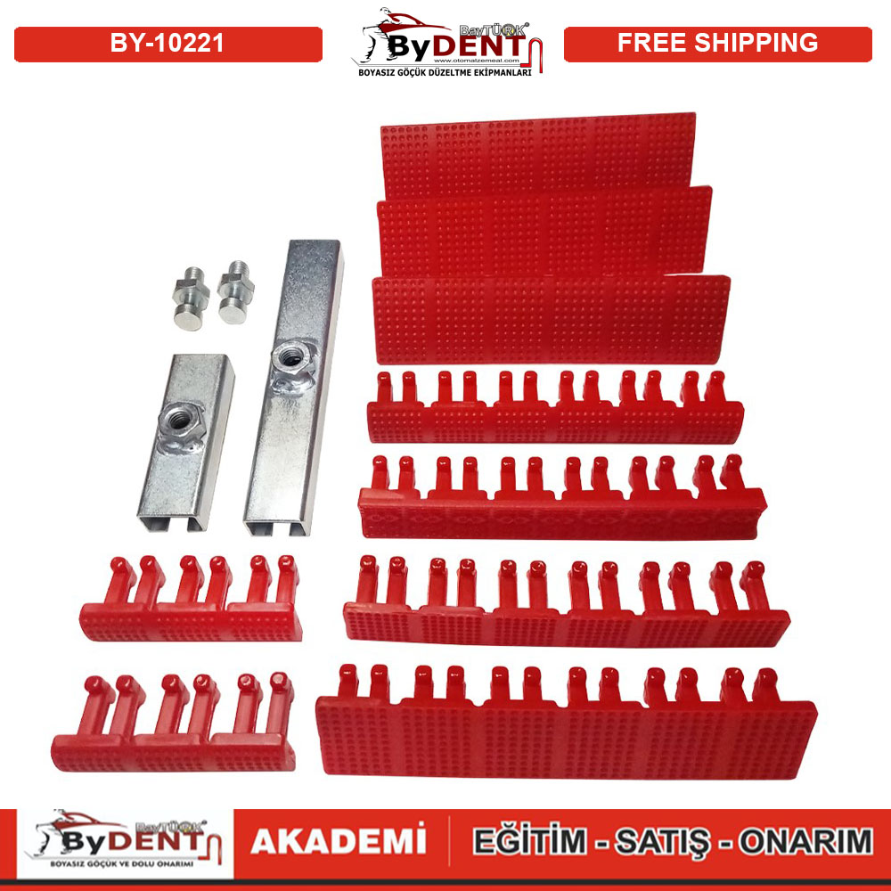 Pdr Boyasız Göçük Düzeltme Plastiği Öpücük Kırkayak Set 11 parça