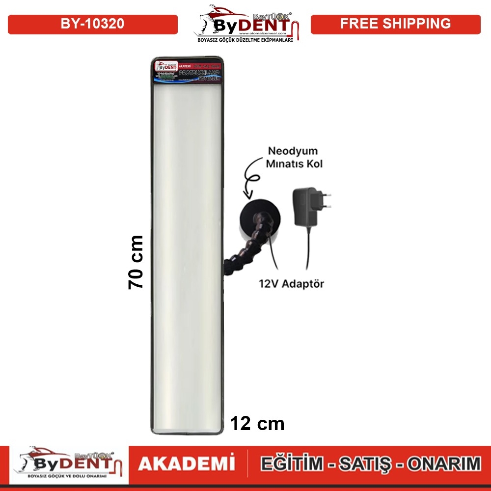 Pdr%20Boyasız%20Göçük%20Düzeltme%202%20Ledli%20Uzun%20Lamba%20Mıknatıslı%2070x12