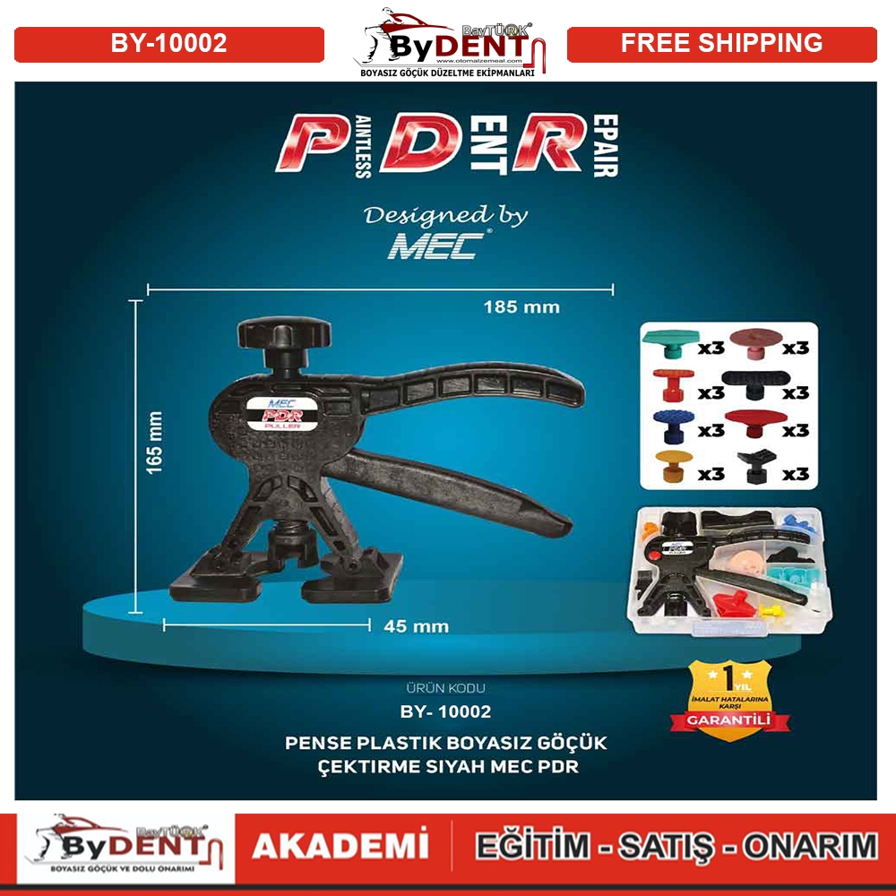 Pdr%20Paintless%20Dent%20Repair%20Pliers%20+%2024%20Pieces%20Kiss%20Adapter