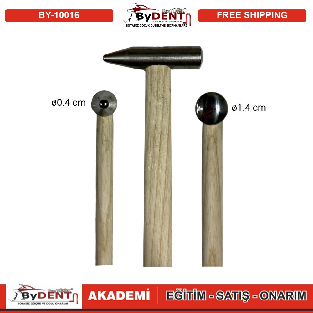 Pdr Boyasız Göçük Düzeltme Metal Çekiç Isıl İşlemli Pdr Boyasız Göçük Düzeltme Metal Çekiç Isıl İşlemli