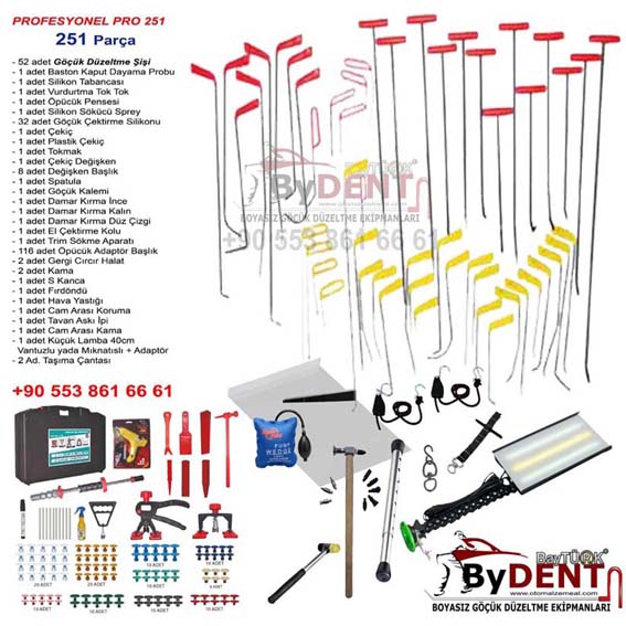 Pdr Unpainted Dent Repair Kit 161 Parts Beginner