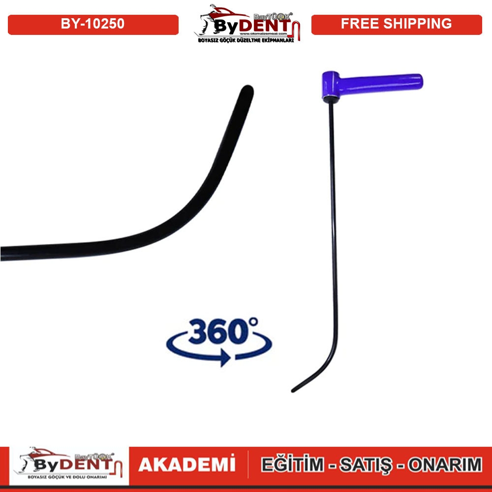Pdr Boyasız Göçük Düzeltme Özel Çubuk Sustalı 360 Döner Kulp