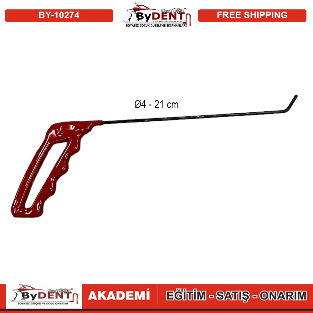 Pdr Boyasız Göçük Düzeltme Çubuğu Dik Açı 4 Parça
