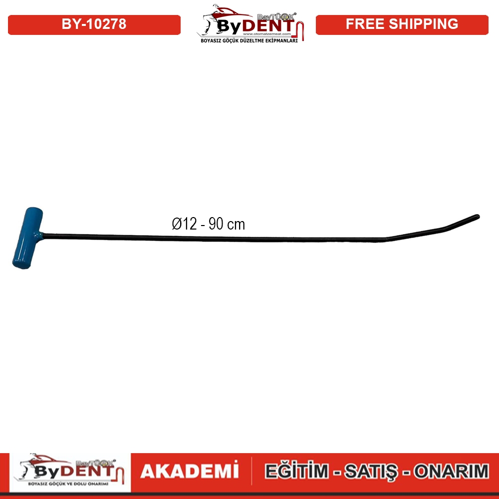 Pdr Boyasız Göçük Düzeltme Çubuğu T Sap Çap 12 90 cm