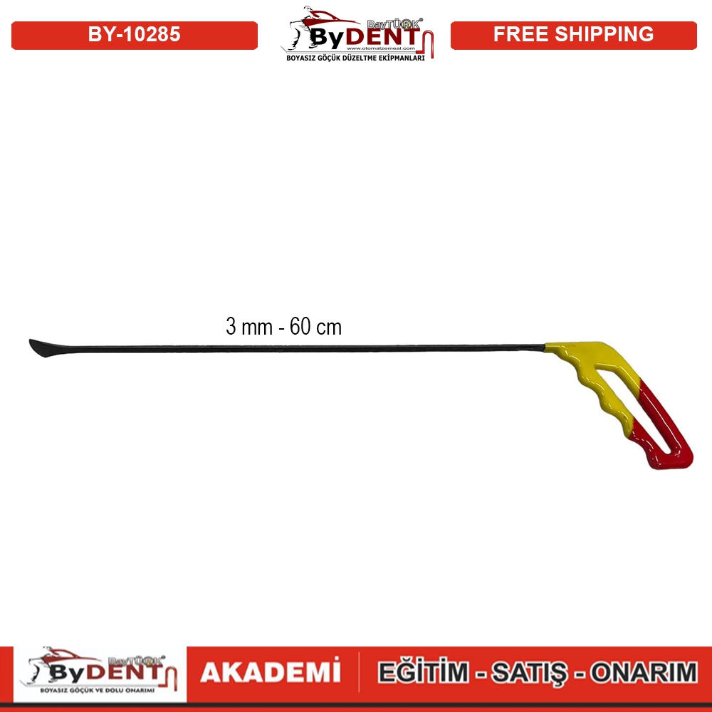 Pdr Boyasız Göçük Düzeltme Çubuğu Balina Kuyruğu Seti 4 lü