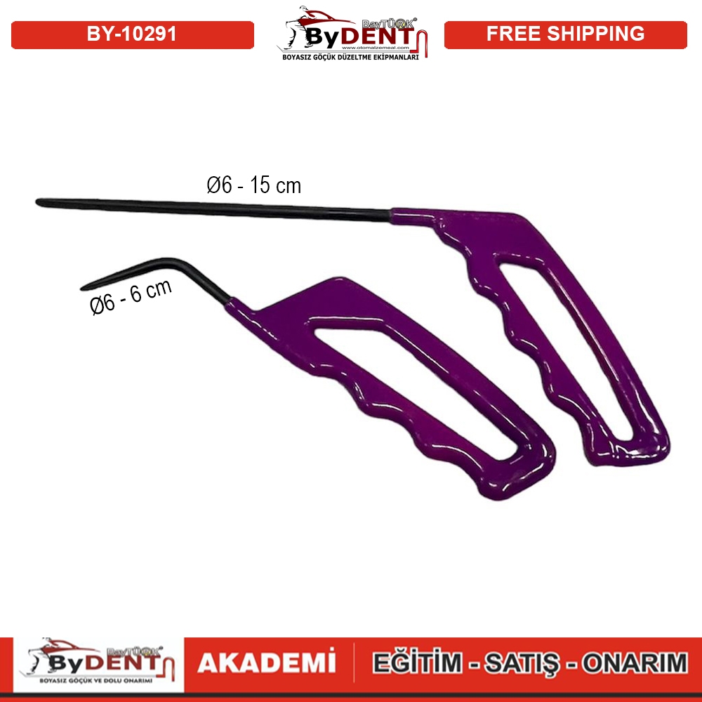 Pdr Boyasız Göçük Düzeltme Çubuğu Düz Set 2 li 