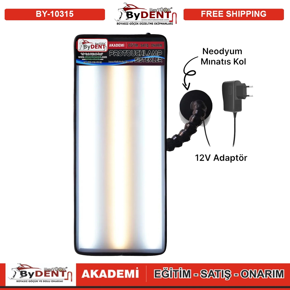 Pdr%20Boyasız%20Göçük%20Düzeltme%20Küçük%20Lamba%20Mıknatıslı%2045x18