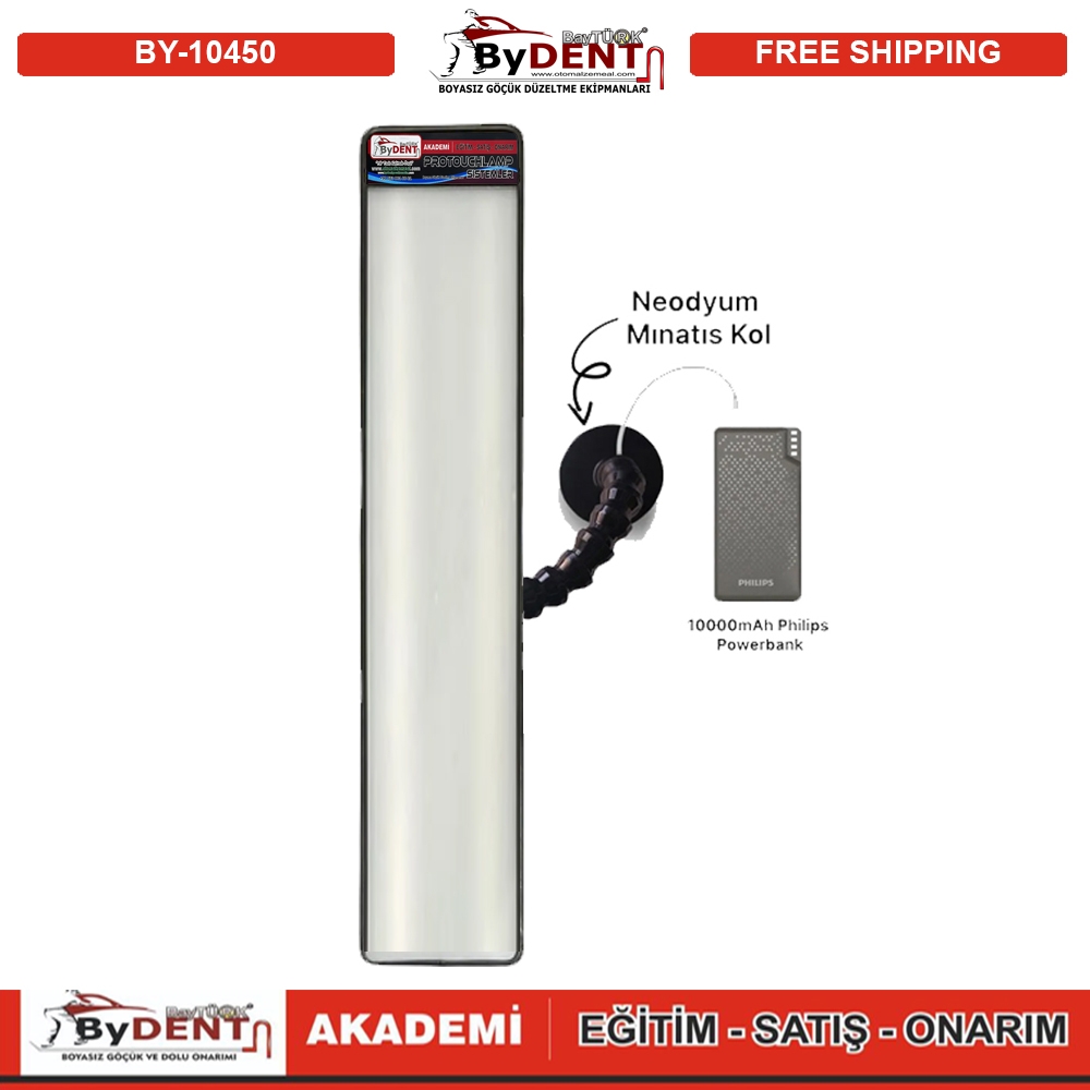 Pdr%20Boyasız%20Göçük%20Düzeltme%20Şarjlı%202%20Ledli%20Uzun%20Lamba%20Mıknatıslı%2070x12