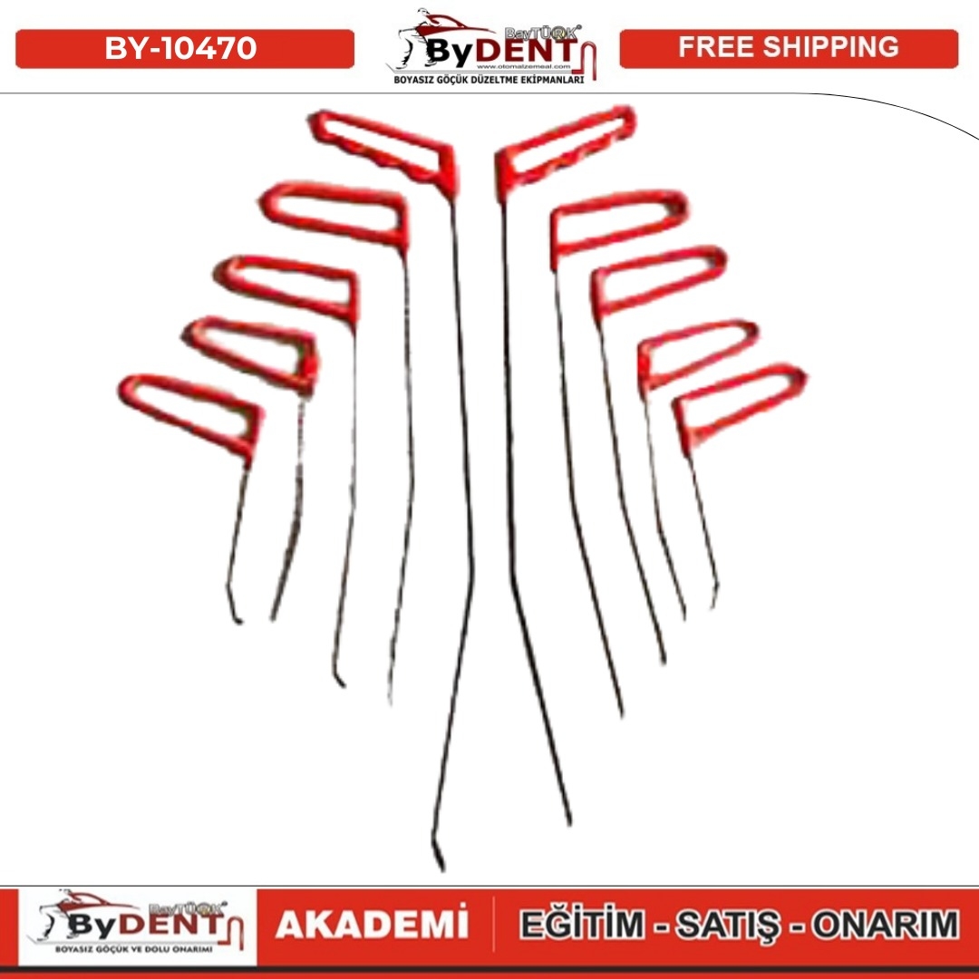 Pdr Paintless Dent Repair 10 Piece Spacer Bar Set