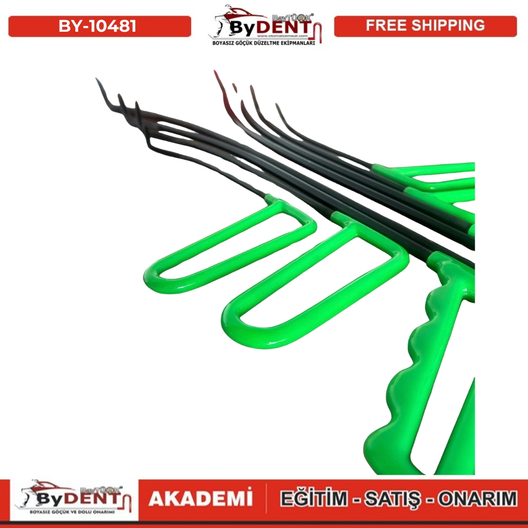 Pdr Paintless Dent Repair 8 Piece Special Design Rod Set