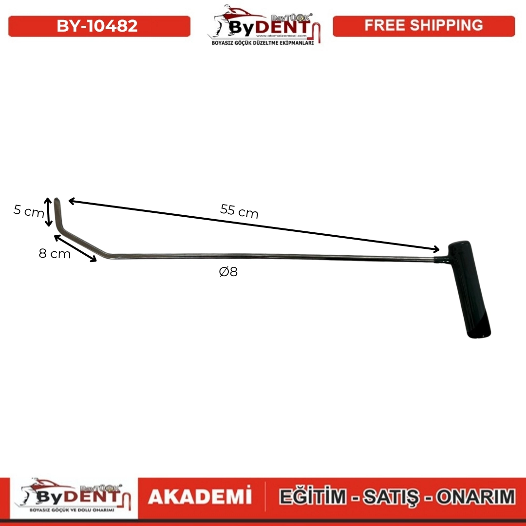 Pdr Paintless Dent Repair 6 Piece Special Design Rod Set