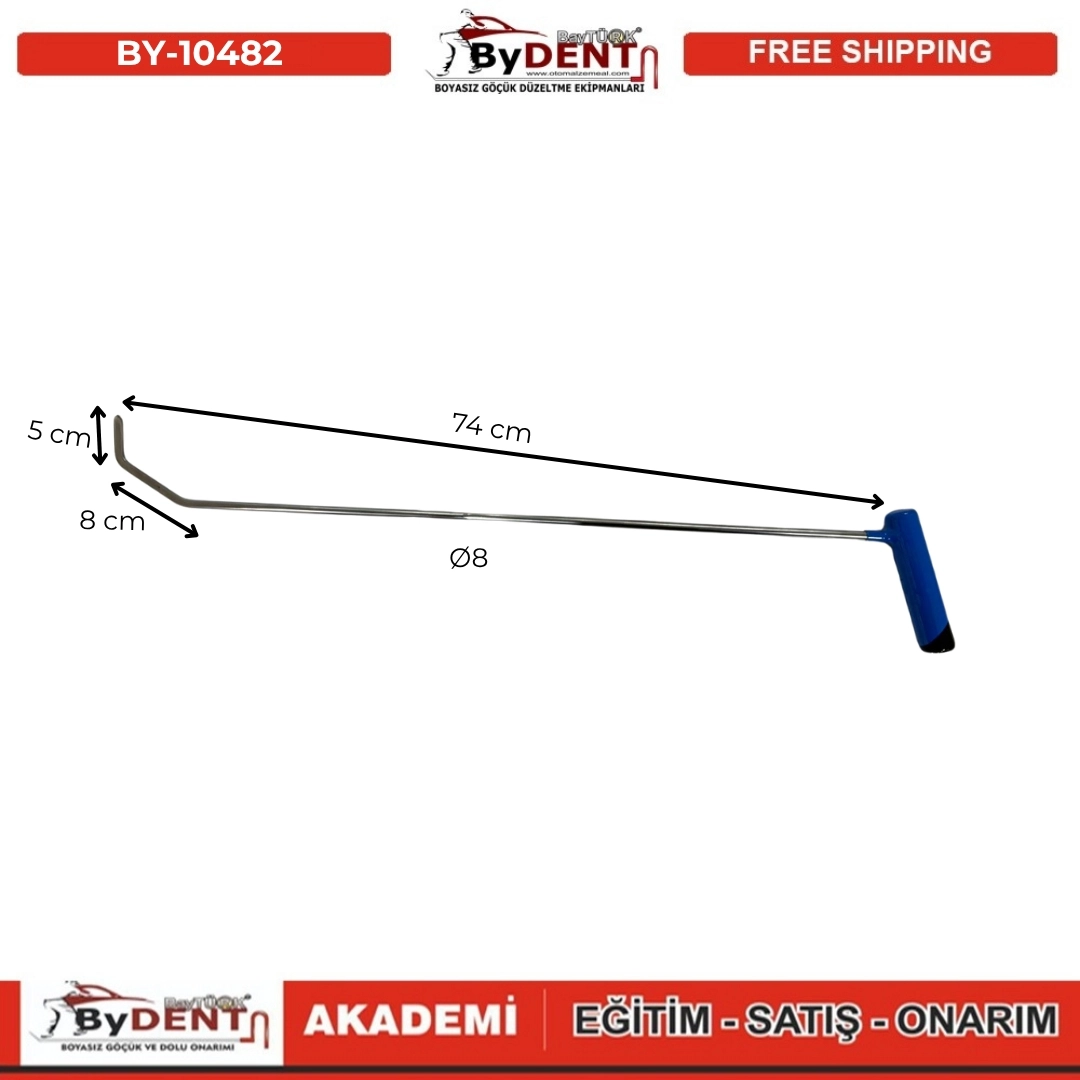 Pdr Paintless Dent Repair 6 Piece Special Design Rod Set