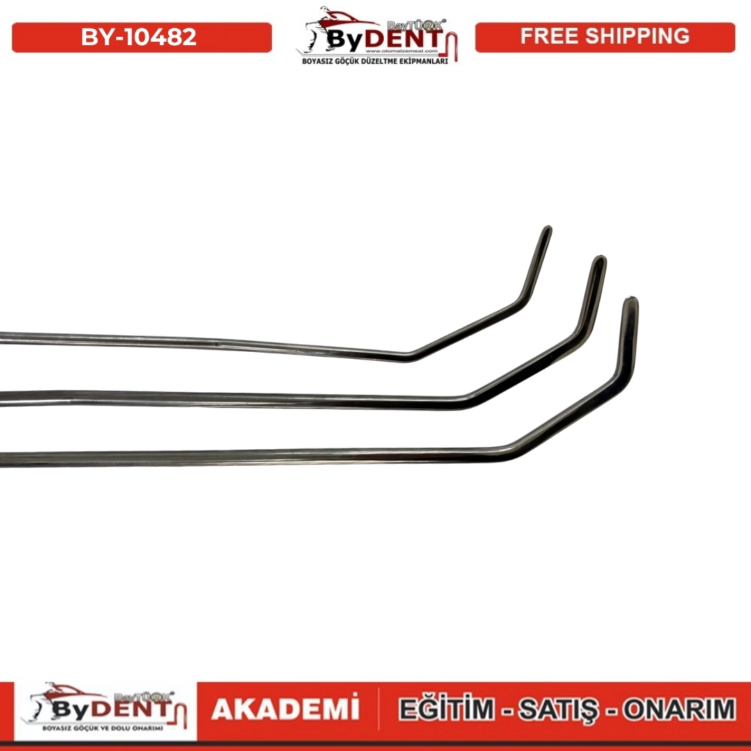 Pdr Paintless Dent Repair 6 Piece Special Design Rod Set