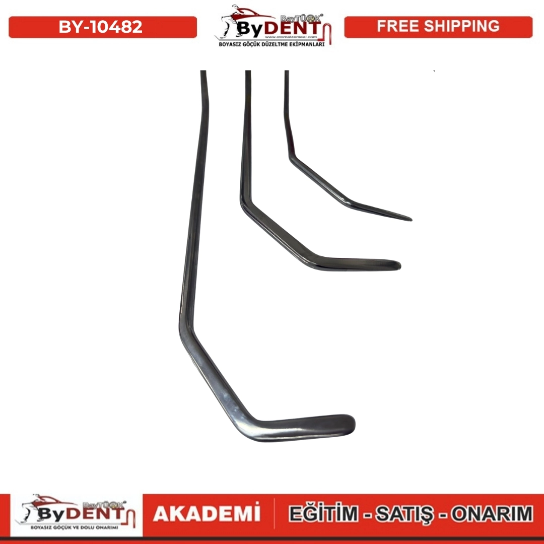 Pdr Paintless Dent Repair 6 Piece Special Design Rod Set
