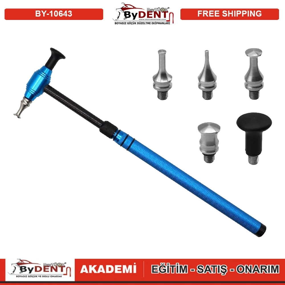Pdr Paintless Dent Repair Hammer Curved Stainless