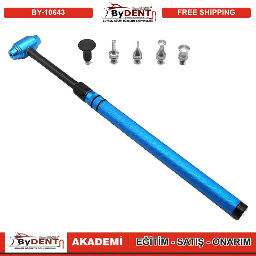 Pdr Paintless Dent Repair Hammer Curved Stainless