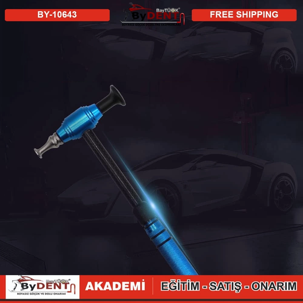 Pdr Paintless Dent Repair Hammer Curved Stainless