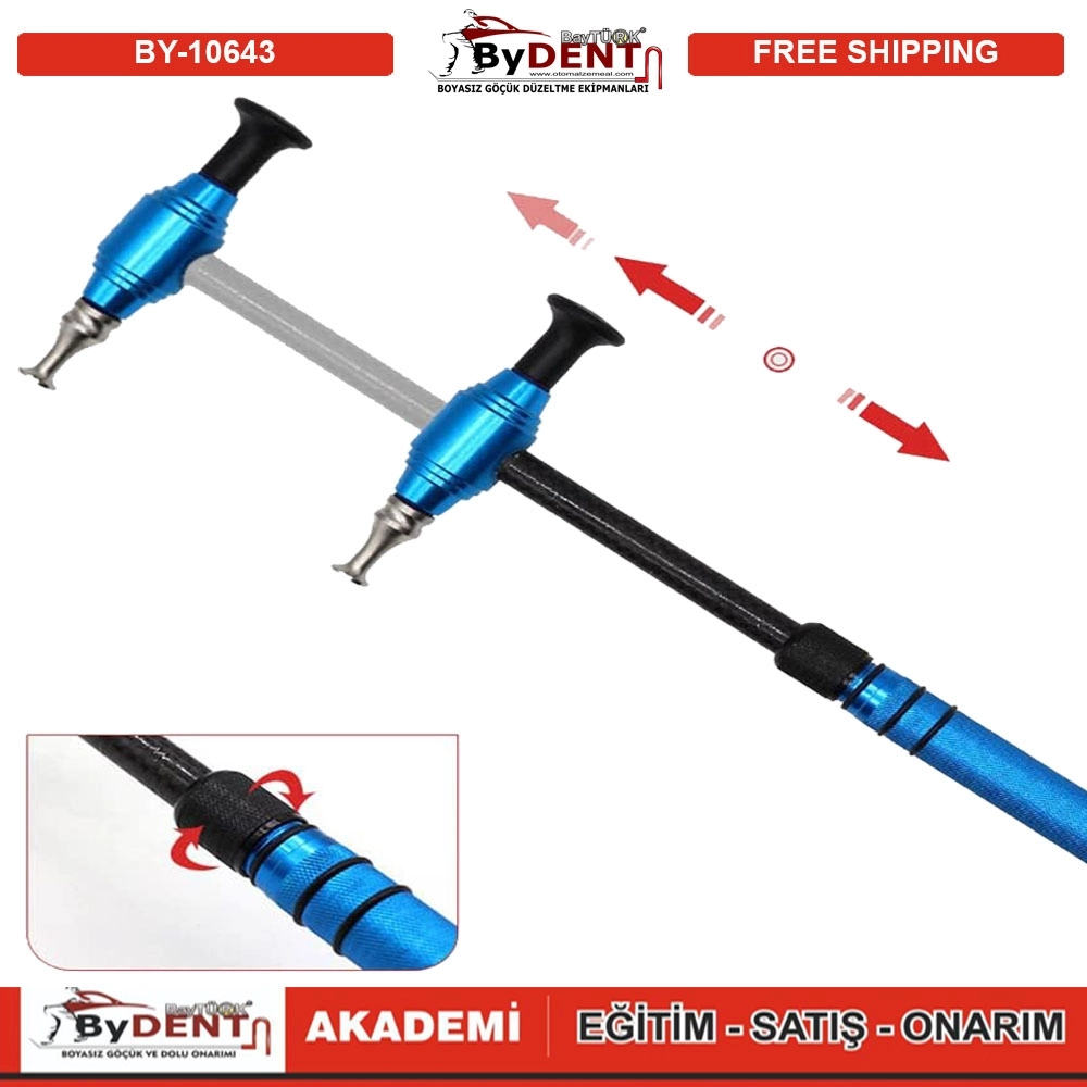 Pdr Paintless Dent Repair Hammer Curved Stainless