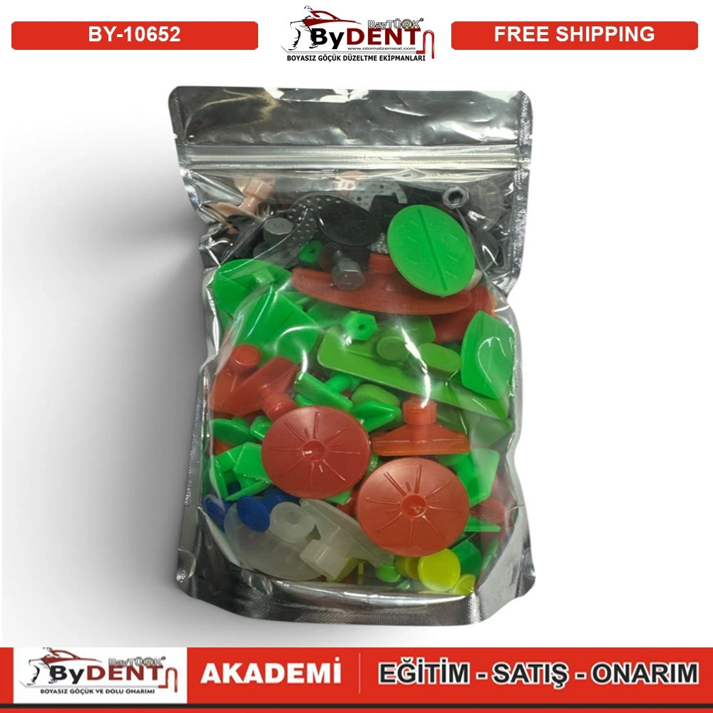 Pdr Boyasız Göçük Düzeltme Öpücük Adaptör Poşet Set 100 Adet