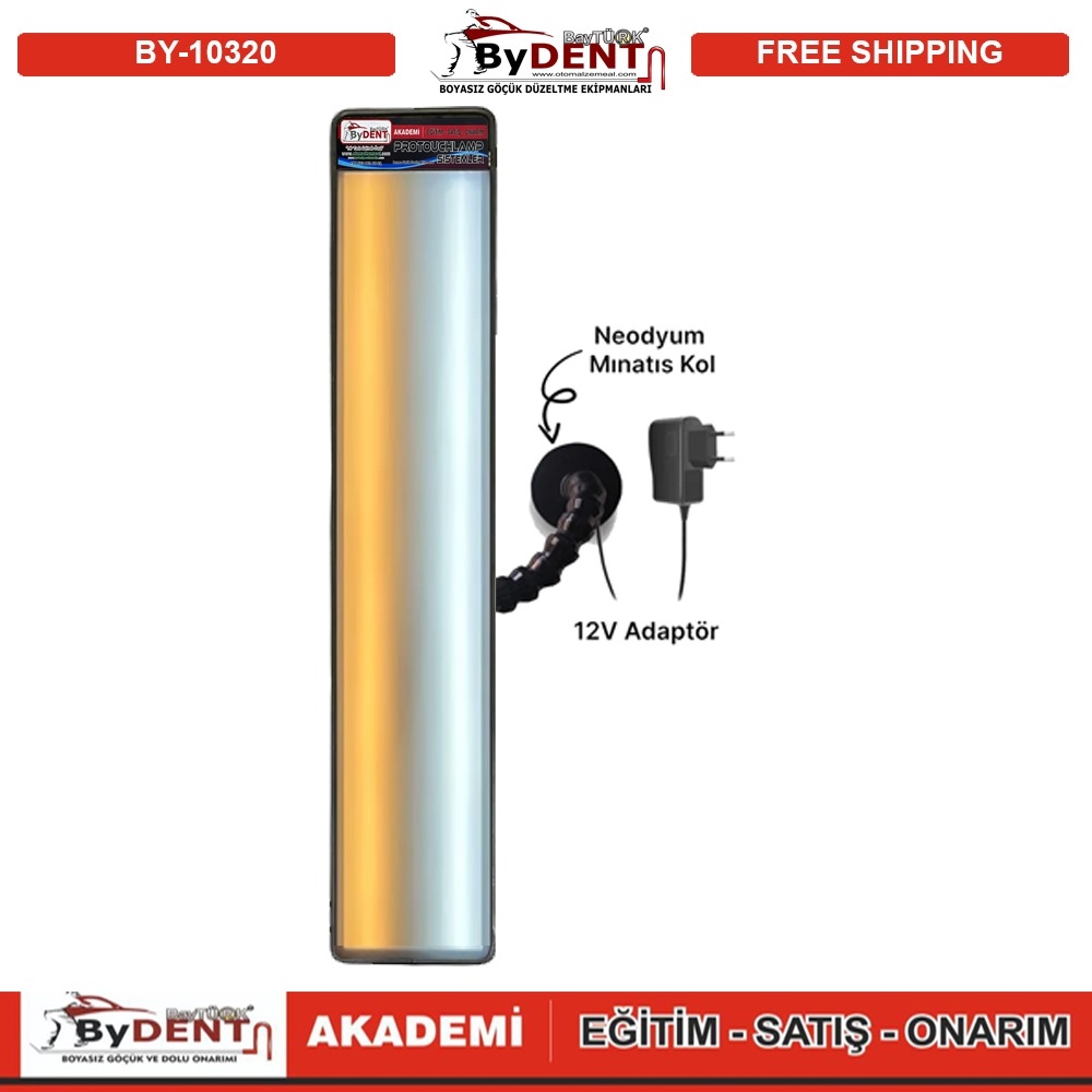 Pdr%20Boyasız%20Göçük%20Düzeltme%202%20Ledli%20Uzun%20Lamba%20Mıknatıslı%2070x12