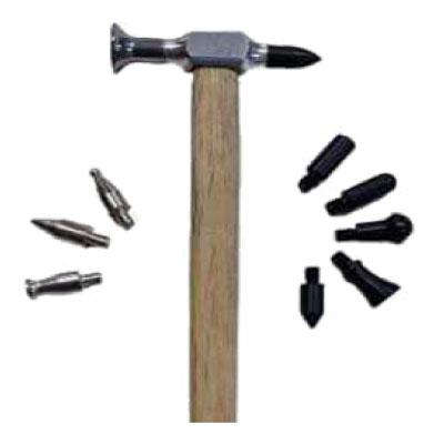 Pdr Paintless Dent Repair Hammer Variable Head Wood Handle