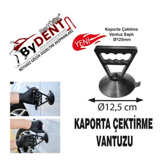 Pdr Manuel Kaporta Çektime Saplı Vantuz 125Mm