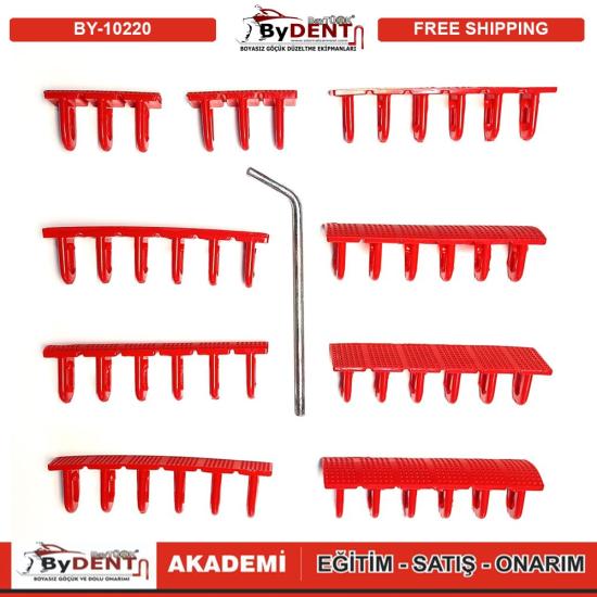 Pdr Paintless Dent Repair Plastic Kiss 6-teiliges Set 10 Stück