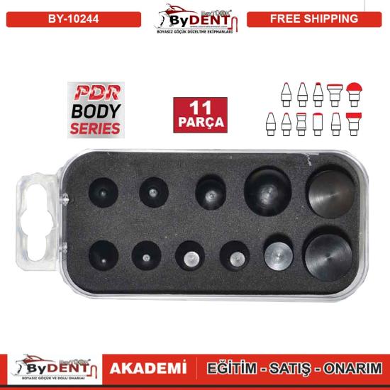 Pdr Paintless Dent Repair Variable Tip Set 11 Piece