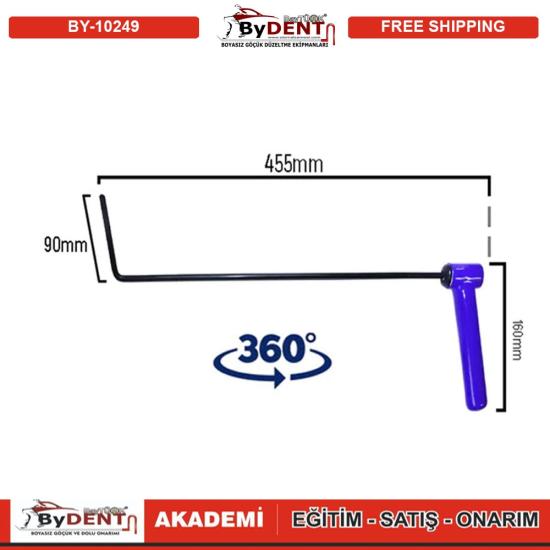 Pdr Paintless Dent Repair Special Stick Switchblade 360 ​​​​Manico rotante