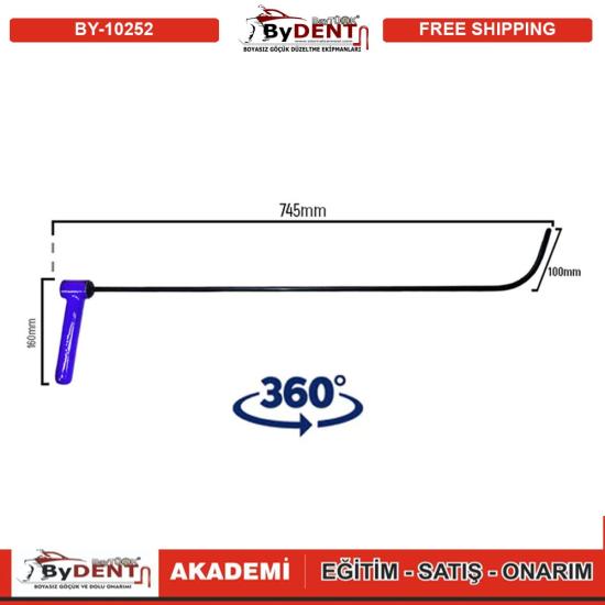 Pdr Paintless Dent Repair Special Stick Switchblade 360 ​​​​Manico rotante