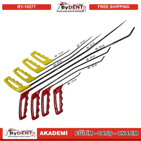 Pdr Paintless Stick per riparazione ammaccature tra cintura Set 8 pezzi destra sinistra