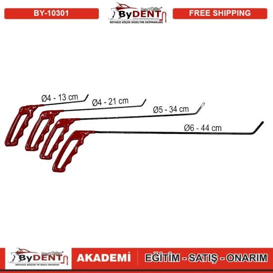 Pdr Paintless Dent Repair Stick ad angolo retto 4 pezzi
