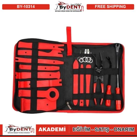 19 Parça Oto Döşeme Klips ve Trim Sökme Seti