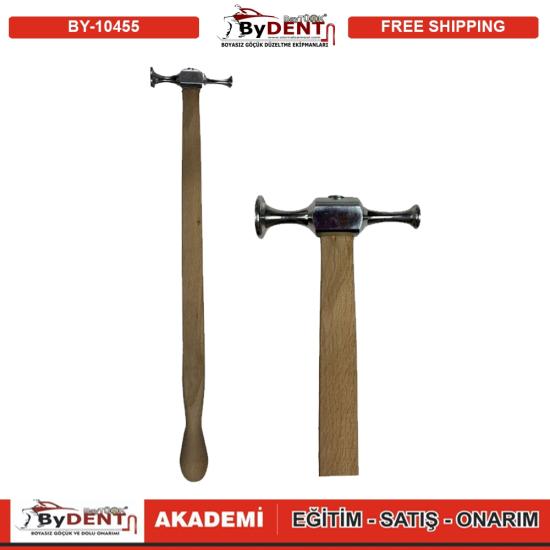 Pdr Paintless Dent Repair Hammer Curved Stainless