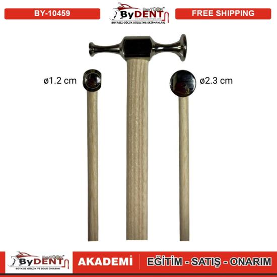 Pdr Paintless Dent Repair Hammer Curved Stainless