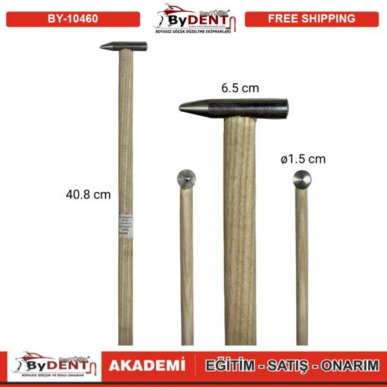Pdr Paintless Dent Repair Hammer Curved Stainless