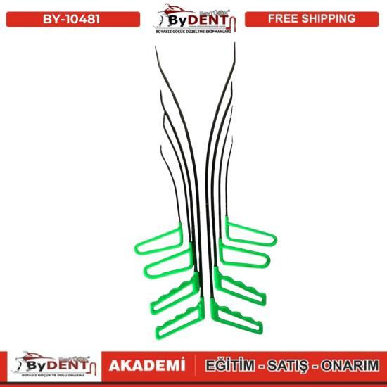 Pdr Boyasız Göçük Düzeltme 8 Parça Özel Tasarım Çubuk Seti