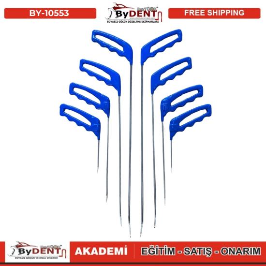 Pdr Boyasız Göçük Düzeltme 8  Parça Çubuk Seti