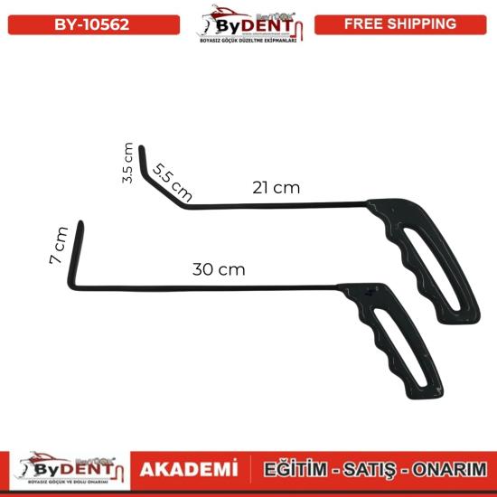 Pdr Boyasız Göçük Düzeltme 2 Parça Çubuk Seti