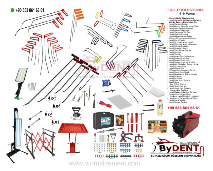 Pdr Paintless Dent Repair Set 410 Piece Professional Full + Full Set